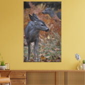 Hirschfamilie- Baby Leinwanddruck (Insitu (Wohnzimmer))