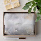 Hirschfamilie im Schnee 1 Dekopapier Seidenpapier (Geschenk)