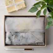 Hirschfamilie im Schnee 4 Dekoupage Papier (Geschenk)