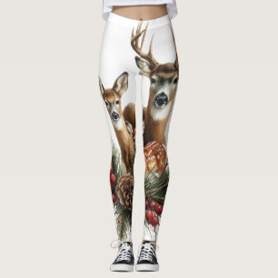 Hirschfamilie leggings