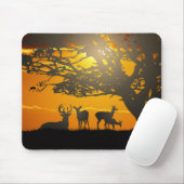 Hirschfamilie Mousepad (Mit Mouse)
