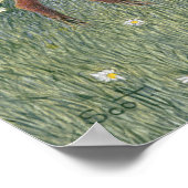 Hirschfamilie Poster (Ecke)