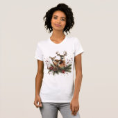Hirschfamilie T-Shirt (Vorne ganz)