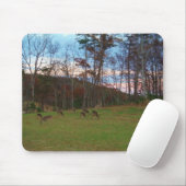 Hirschfeld und rosa SunSet Mousepad (Mit Mouse)