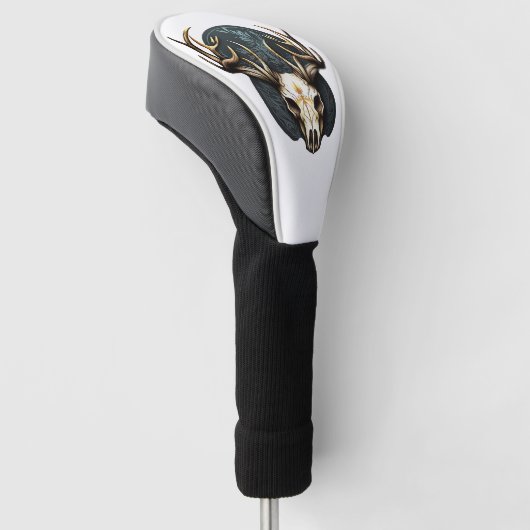 Hirschfelle Großfantler jagen Golf Headcover (angewinkelt)