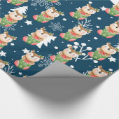 Hirschferien anpassen geschenkpapier (Ecke)