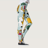 Hirschfest: Weihnachtsmuster Leggings (Rechts)
