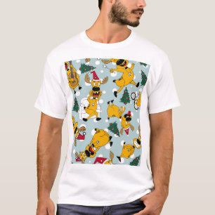 Hirschfest: Weihnachtsmuster T-Shirt
