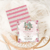 Hirschflora Niedlich Baby Girl Dusche Einladung