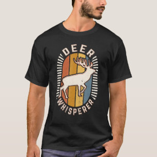 Hirschflüsterer Vintage Klassiker Retro Tierliebe T-Shirt
