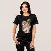 Hirschfrau Tri-Blend Shirt (Vorderseite voll)