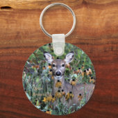 Hirschgarten nach Frost Schlüsselanhänger (Vorderseite)