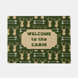 Hirschgeflecht-Muster Fußmatte