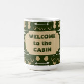 Hirschgeflecht-Muster Kaffeetasse (Mittel)