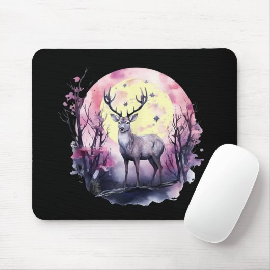 Hirschgeflecht Wildtiere Tierart Druck F Mousepad (Mit Mouse)