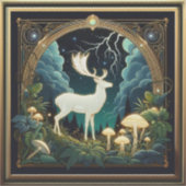 Hirschgeist Aufkleber (Vorderseite)