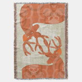 Hirschgeometrie und Abstraktes Muster des Kreises Decke (Vorderseite Vertikal)