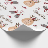 Hirschgeschenke Weihnachtsgeschenke Geschenkpapier (Ecke)