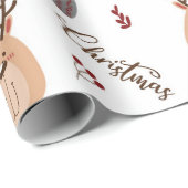 Hirschgeschenke Weihnachtsgeschenke Geschenkpapier (Rolleneckpunkt)