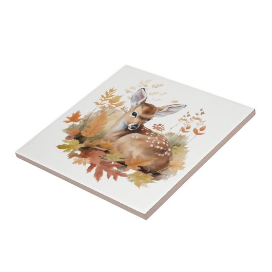 Hirschgewächse im Herbst Fliese (Seite)