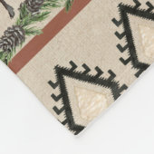 Hirschgewächse Rustikale Waldhütte Familienname Fleecedecke (Ecke)