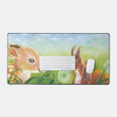 Hirschgewächse und Eichhörnchen Schreibtischunterlage (Tastatur & Maus)