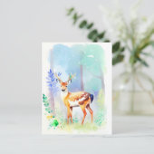 Hirschgewässer - Portrait 5 Postkarte (Stehend Vorderseite)