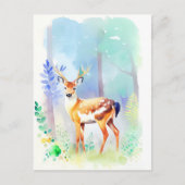 Hirschgewässer - Portrait 5 Postkarte (Vorderseite)