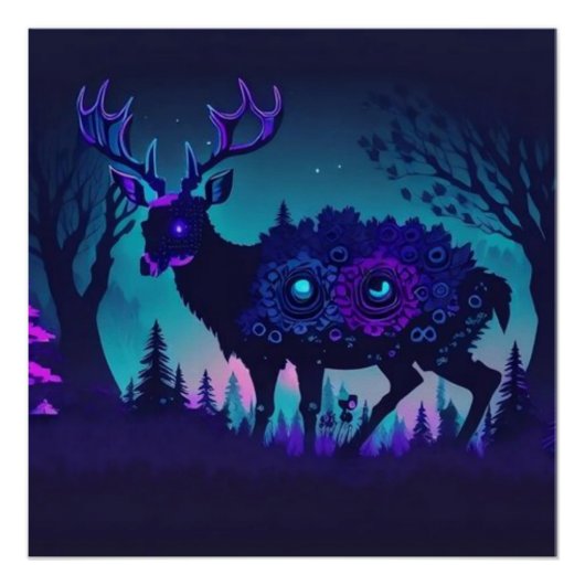 Hirschglanz Poster (Vorderseite)