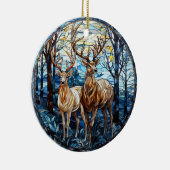 Hirschglas Keramik Ornament (Rechts)