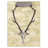 Hirschhautklappe Klemmbrett (Vorderseite)