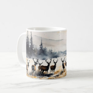 Hirschherde Kaffeetasse