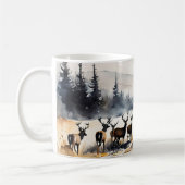 Hirschherde Kaffeetasse (Links)