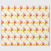 Hirschherz Geschenkpapier (Flach)