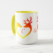 Hirschherz Tasse (Vorderseite Links)