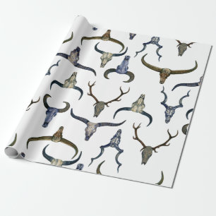 Hirschhornmuster Geschenkpapier