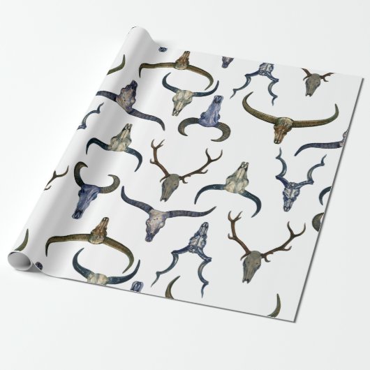Hirschhornmuster Geschenkpapier (Ungerollt)
