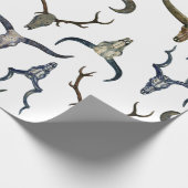 Hirschhornmuster Geschenkpapier (Ecke)