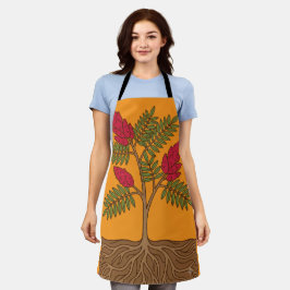 Hirschhornsumach-Baum Botanisch – Natur & Gartenar Schürze