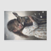 Hirschhug Decoupage Seidenpapier (Vorderseite)