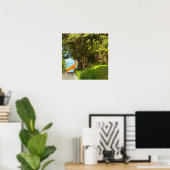 Hirschhüpfen-Foto-Poster Poster (Heimbüro)
