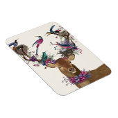 Hirschhüter, tropische Vogelnest Magnet (Rechte Seite)