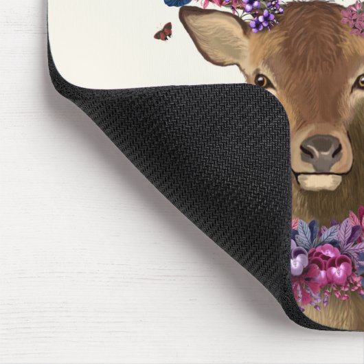 Hirschhüter, tropische Vogelnest Mousepad (Ecke)