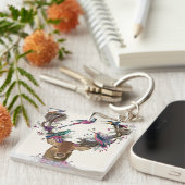 Hirschhüter, tropische Vogelnest Schlüsselanhänger (Vorderseite rechts)