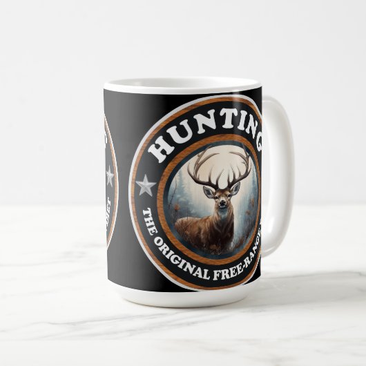 Hirschjagd #1 kaffeetasse (VorderseiteRechts)