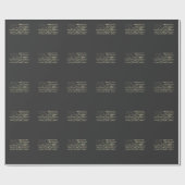 Hirschjagd Amerikanischer Fahenwaldwäscher Antler Geschenkpapier (Flach)