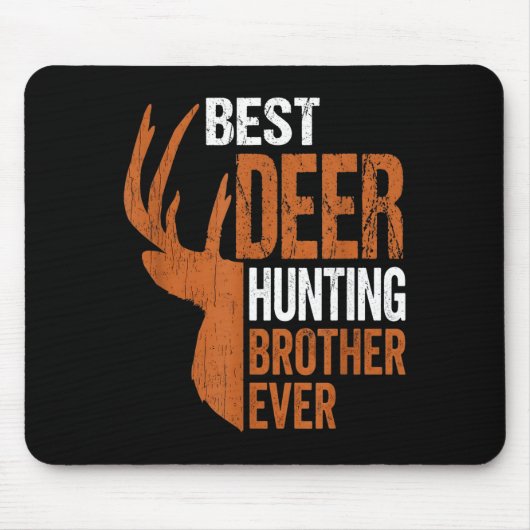 Hirschjagd Bruder jemals lustiger Jäger Mousepad (Vorne)