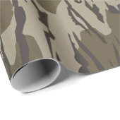 Hirschjagd Camouflage Bottomland Hirsche Camouflag Geschenkpapier (Rolleneckpunkt)
