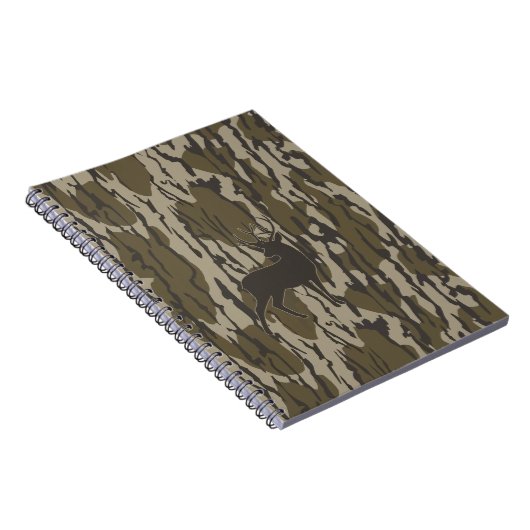 Hirschjagd Camouflage Bottomland Hirsche Camouflag Notizblock (Rechte Seite)