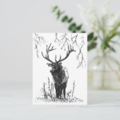 Hirschjagd, Ferienpostkarte Feiertagspostkarte (Stehend Vorderseite)